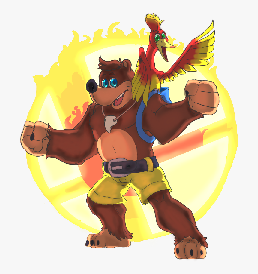 Banjo-kazooie Are Raring To Go - Cartoon, HD Png Download
