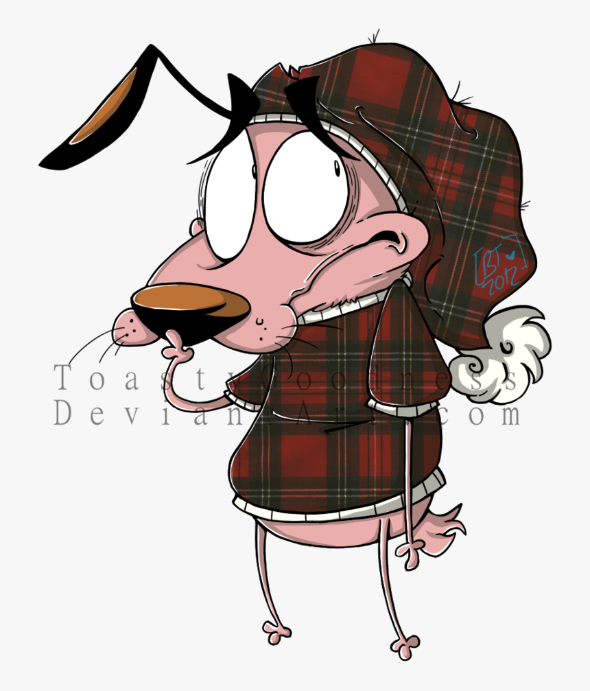 Courage The Cowardly Dog , Png Download - Cartoon, Transparent Png