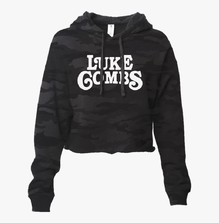 Black Camo Crop Hoodie, HD Png Download