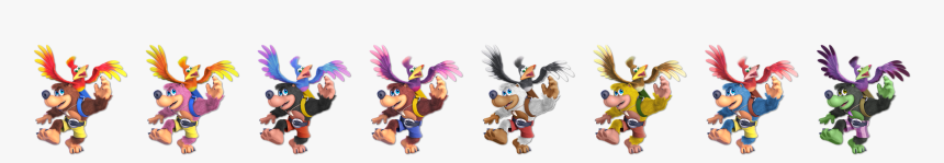 Banjo Kazooie Alternate Costumes, HD Png Download