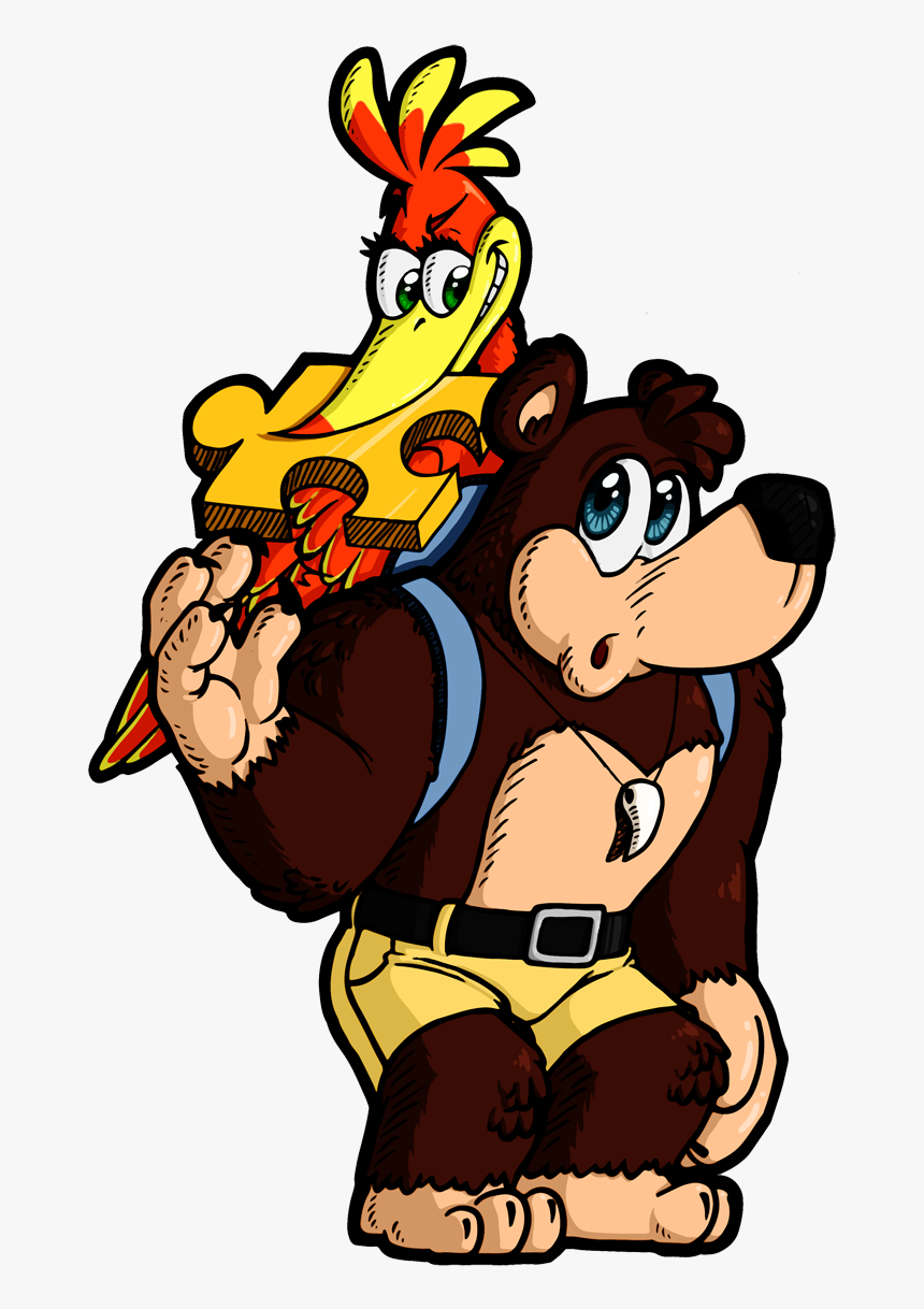 Banjo Kazooie - Banjo Kazooie Cartoon, HD Png Download
