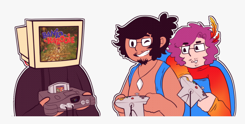 Clip Art Library Stock Cancer Bois Banjo Kazooie Youtube - Cartoon, HD Png Download