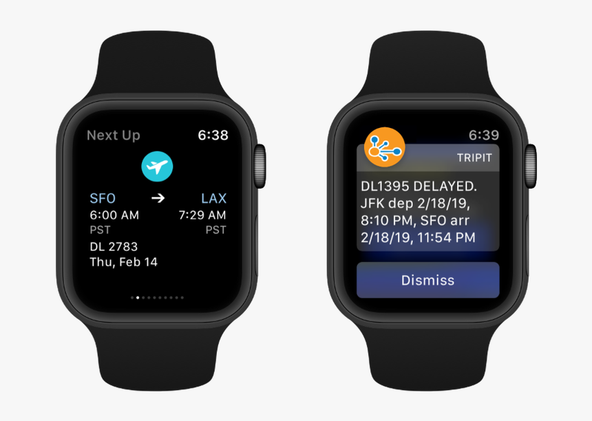Tripit Apple Watch Alerts And Notifications - Watch, HD Png Download