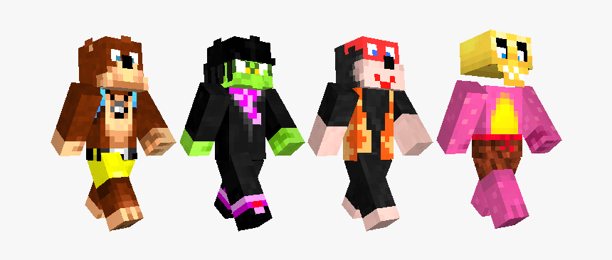 Skinlineup 04 Banjokazooie - Skin Pack 1 Banjo, HD Png Download