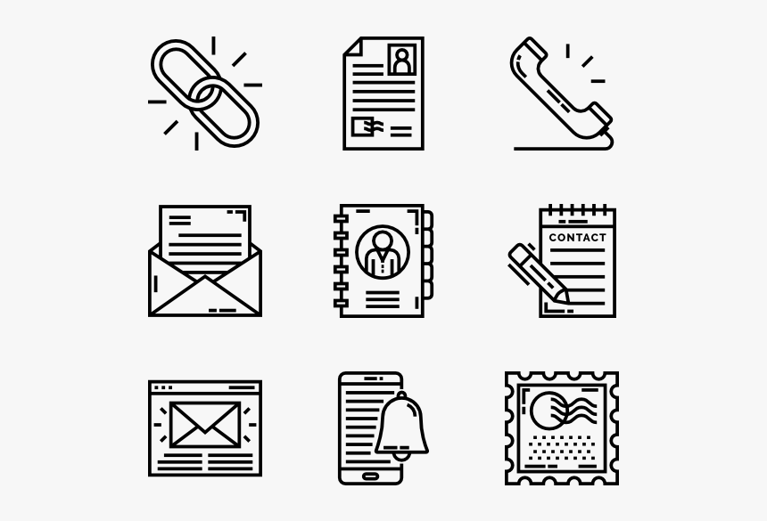 Contact Us - Design Vector Icon, HD Png Download