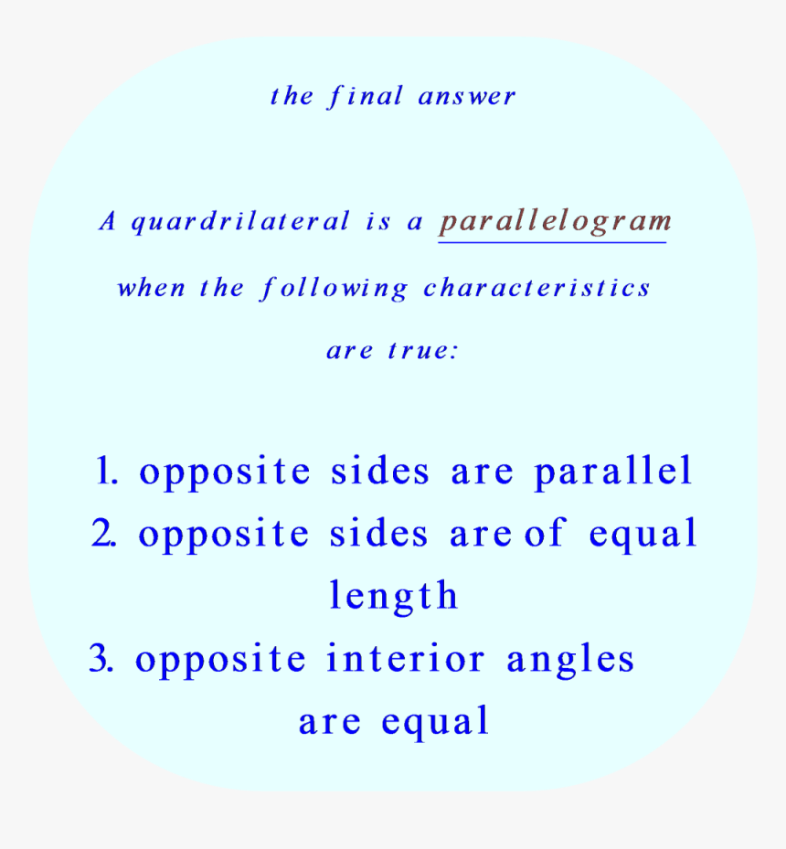 Parallelogram Png - Parallelogram Requirements, Transparent Png