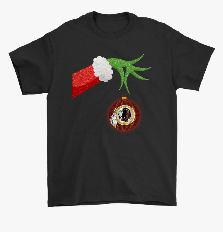 The Grinch Christmas Decoration Washington Redskins - Patriots Mickey Mouse Shirt, HD Png Download