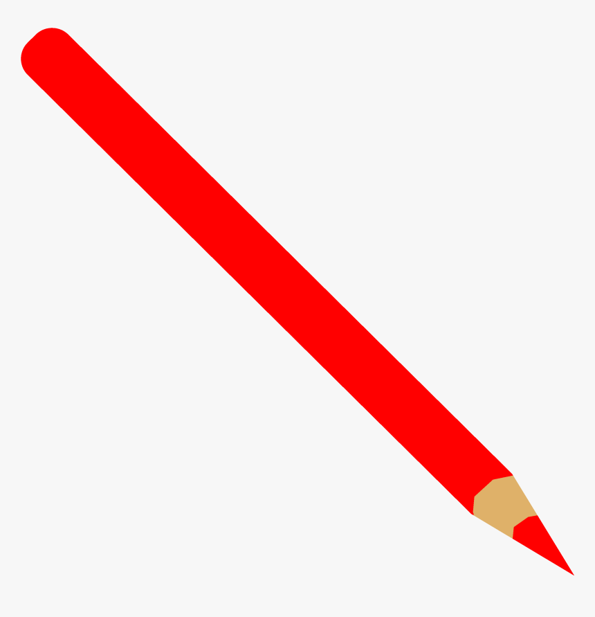 Pen, Colorful, Paint, Colored Pencils, Draw, Color - Red Colored Pencil Clipart, HD Png Download