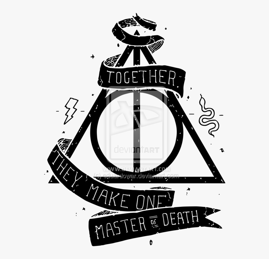And Alastor Deathly Hallows Dumbledore Potter Hogwarts - Deathly Hallows Png, Transparent Png