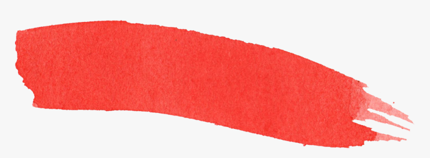 Red Watercolor Stroke Png, Transparent Png