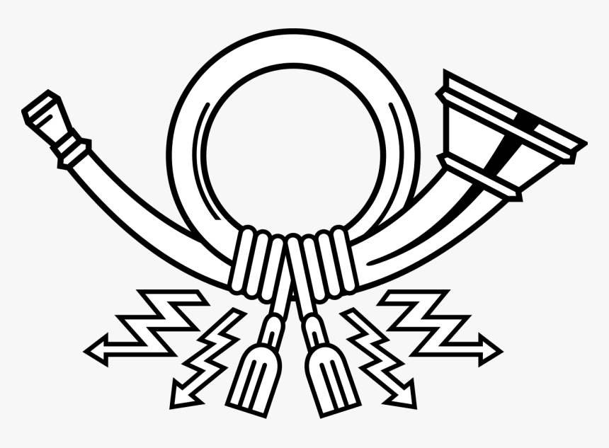 Horn Of German Post - Post Horn, HD Png Download