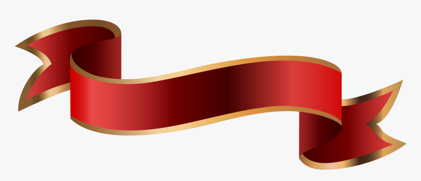 Red Banner Clipart Png Transparent Png , Png Download - Free Vector Banner Png, Png Download