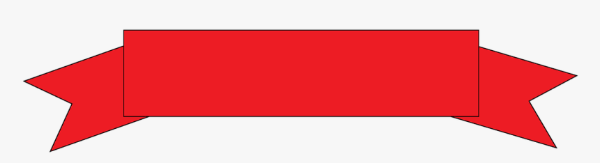 Red Ribbon Banner Png, Transparent Png