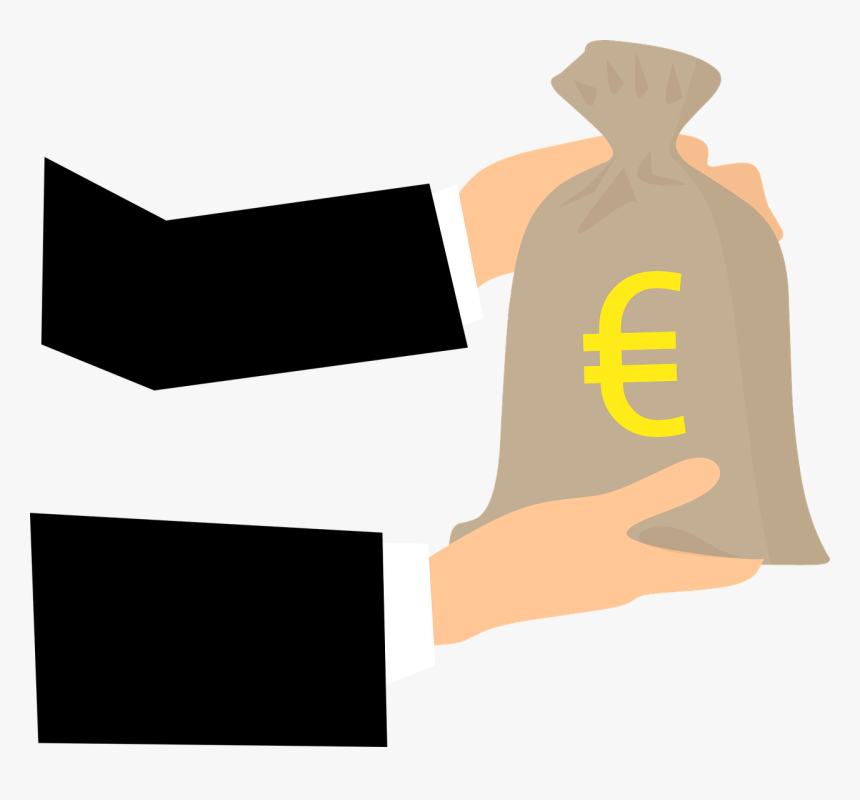 Bag, Business, Holds, Money, Merchant, Wealth, Filled - Money Bags Pounds Png, Transparent Png
