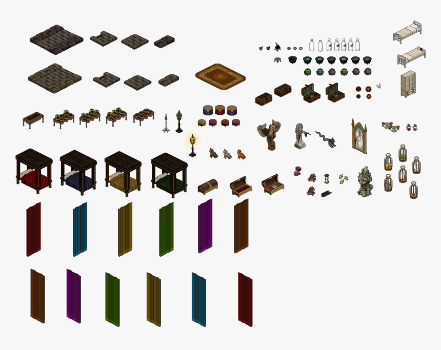 Habbo Harry Potter Furni, HD Png Download