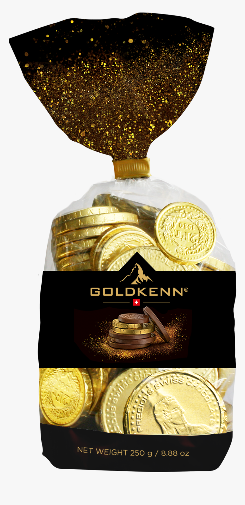 Gold Money Bag 250 G, HD Png Download