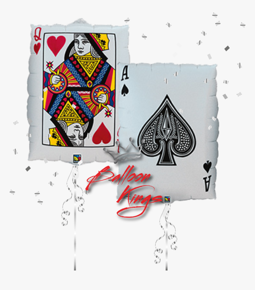 Playing Card Balloon , Png Download - Casino Balloons, Transparent Png