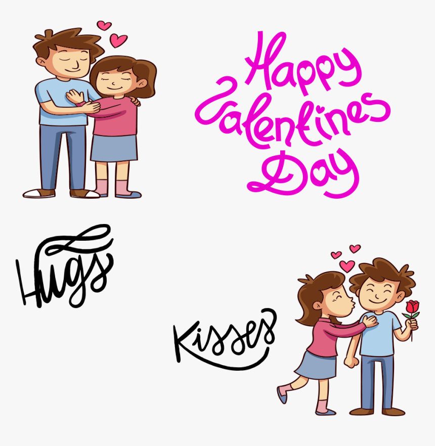 Happy Valentines Day Png Image - Cartoon, Transparent Png