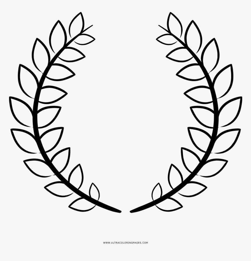Laurel Wreath Coloring Page - Gorilla Samurai Tattoo, HD Png Download