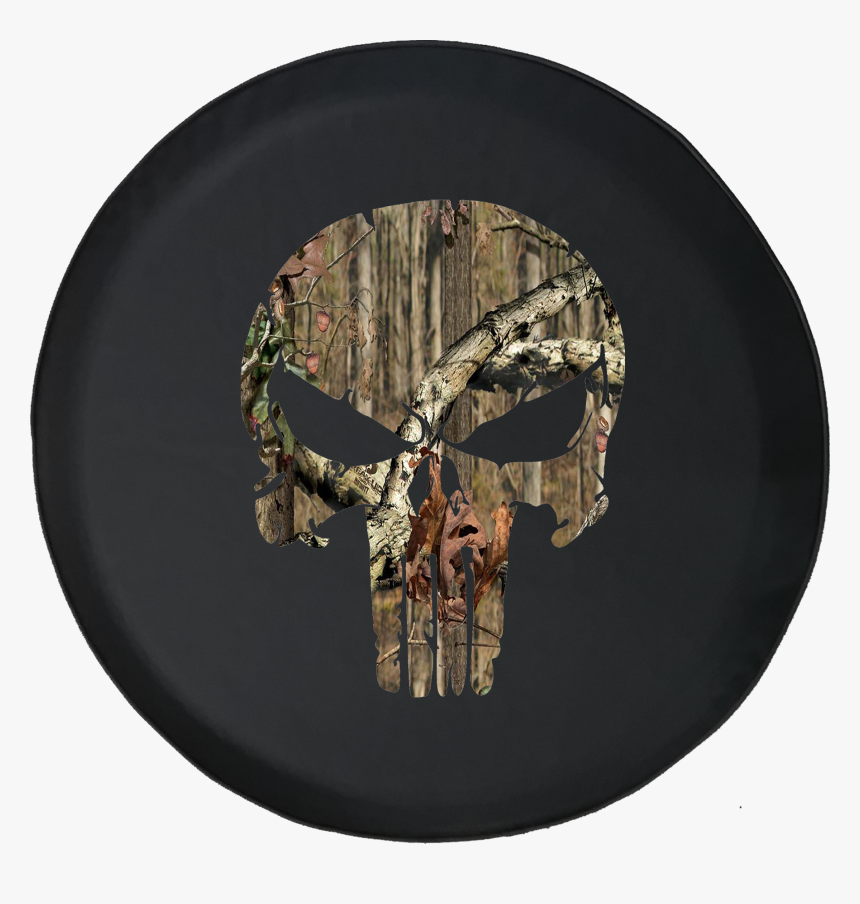 Cracked Punisher Skull With Angry Eyes Offroad Jeep - Circle, HD Png Download