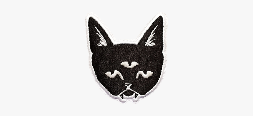 Three Eyed Cat Patch - Black Cat, HD Png Download