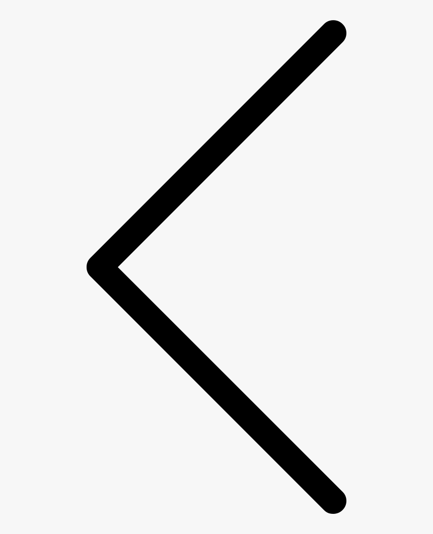 Chevron Left - Svg Thin Arrow, HD Png Download