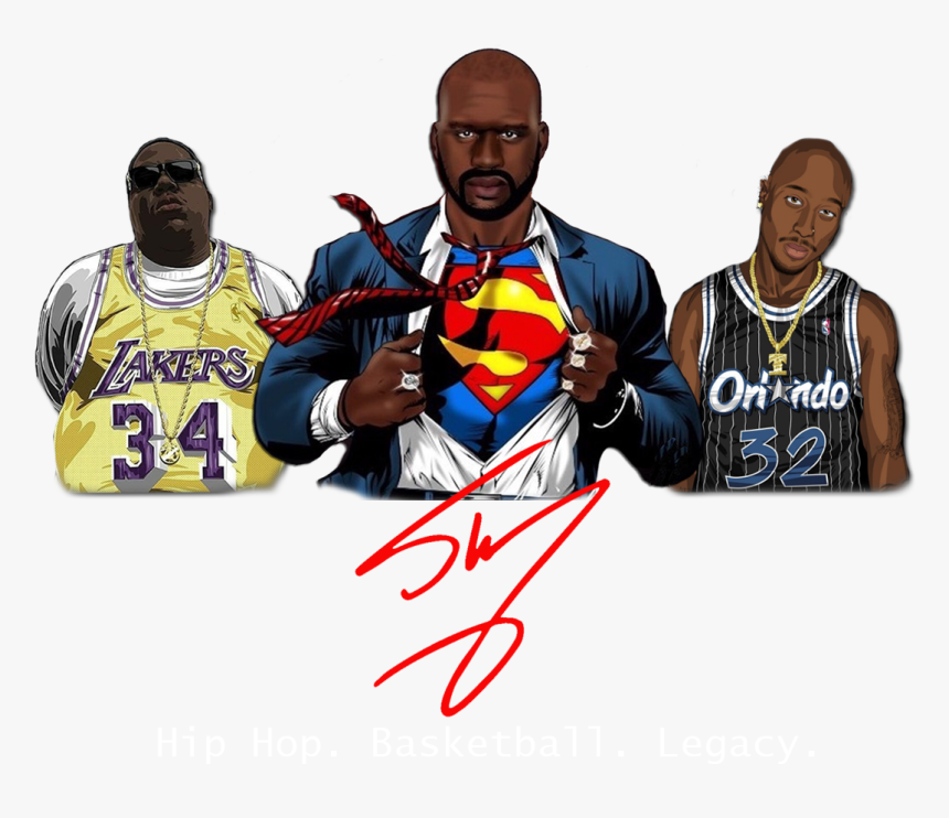Com/wp And Biggie Shaq Superman 5 - Shaq Superman, HD Png Download