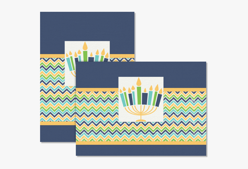 Chevron Hanukkah - Placemat, HD Png Download