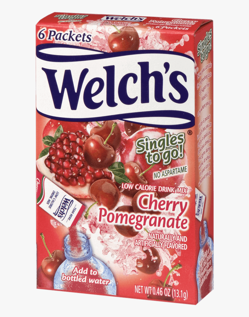 Welch’s Cherry Pomegranate Singles To Go - Welch's Singles Cherry Pom, HD Png Download