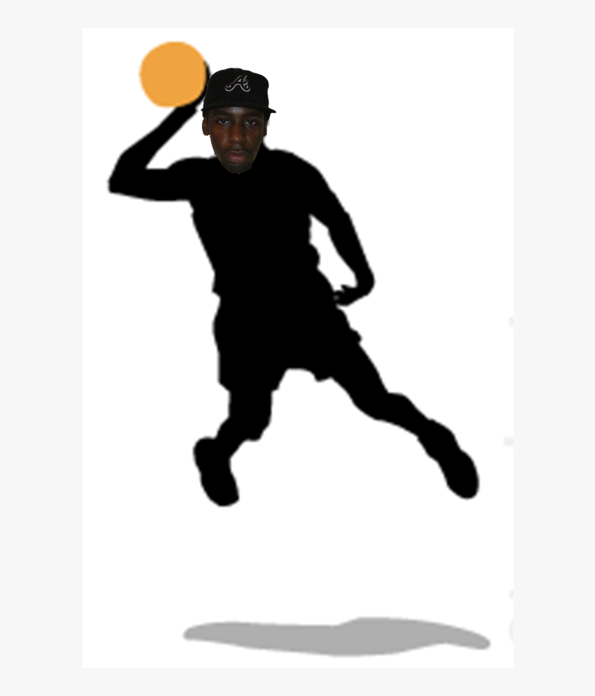 Shawndunk - Transparent Silhouette Basketball Players, HD Png Download