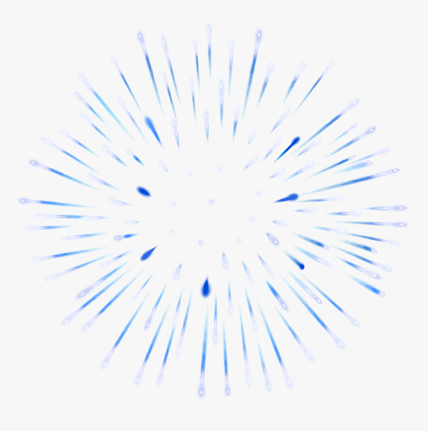 Transparent Fireworks Png Images - Electric Blue, Png Download