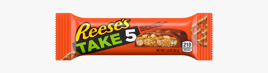 Reese S Take5 Candy Bar - Reese's Peanut Butter Cups, HD Png Download