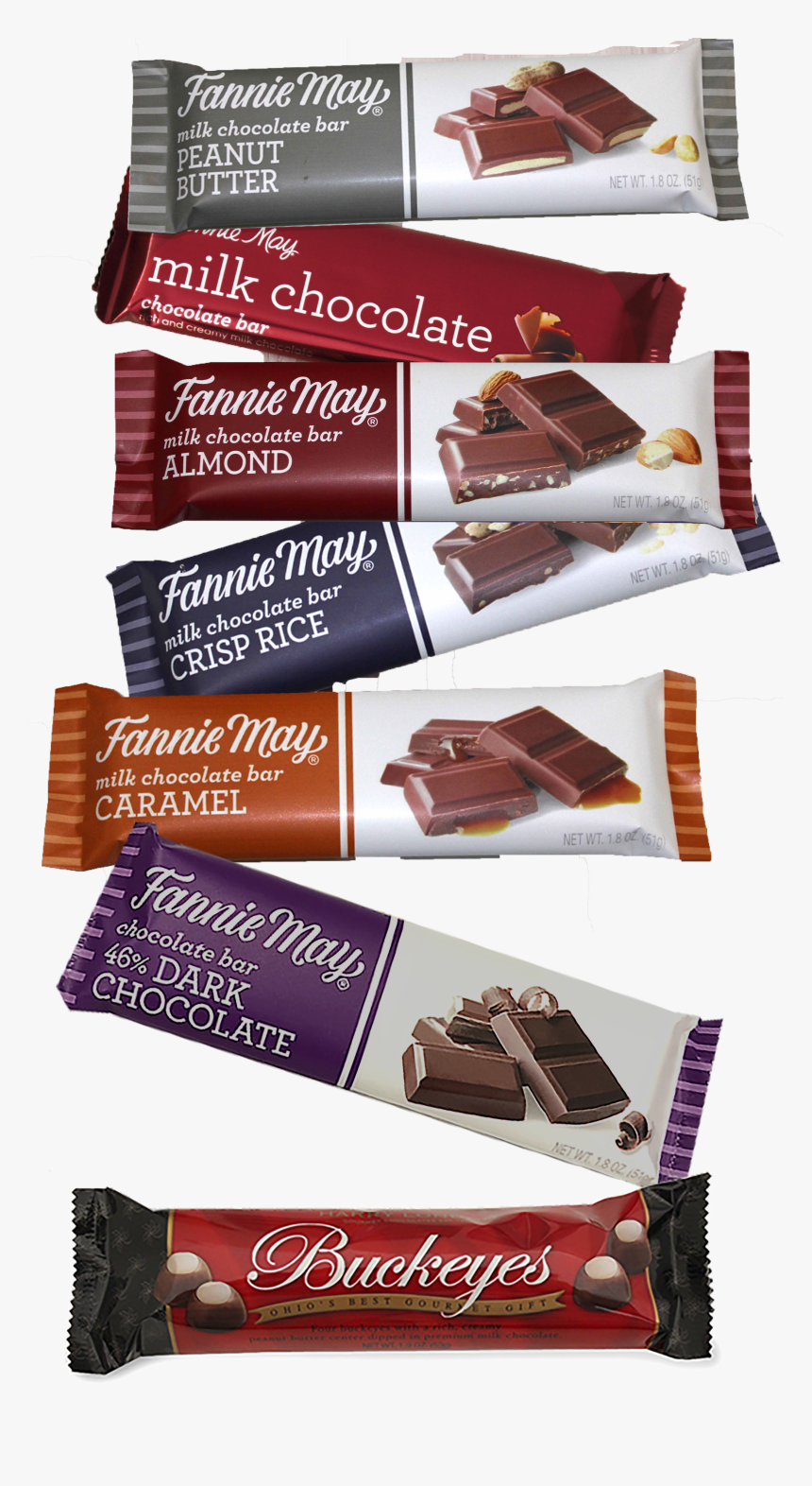 Fundraiser Candy Bar Fannie May Chocolate, HD Png Download