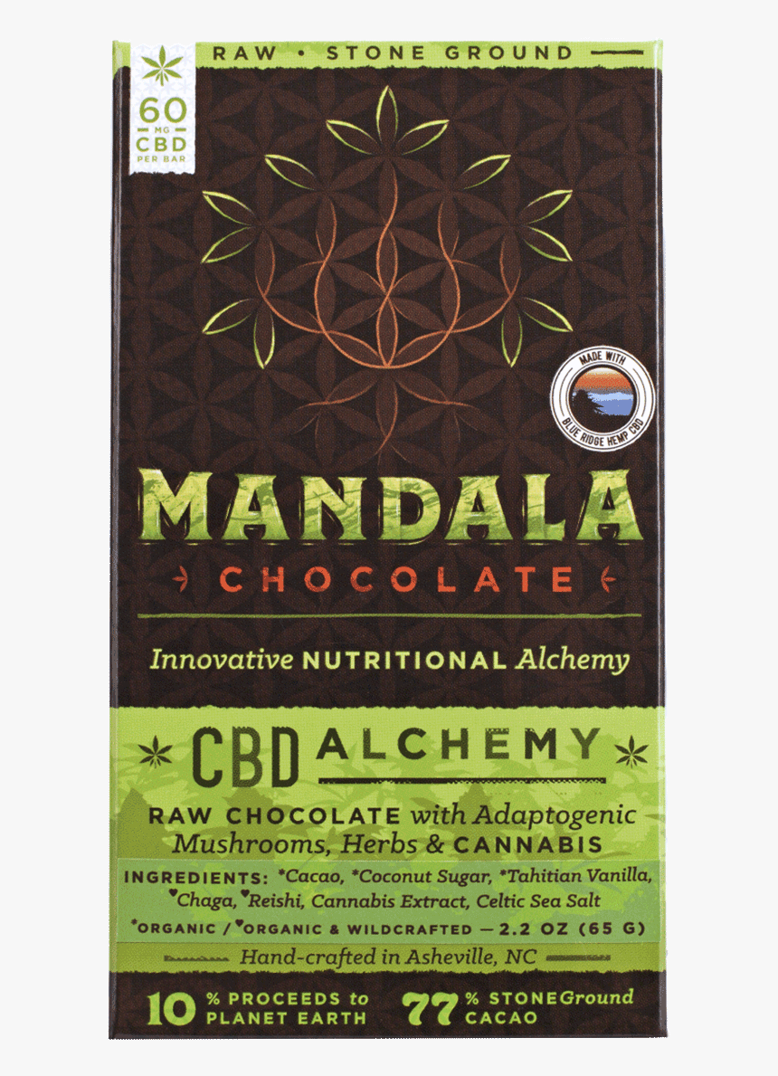 Chocolate Bar Mandala Chocolate Cbd Alchemy - Flyer, HD Png Download
