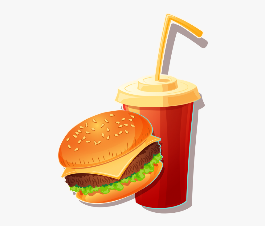 Burger & Coke Png Image Free Download Searchpng - French Fries, Transparent Png
