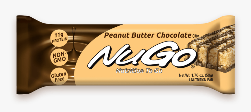 Nugo Peanut Butter Chocolate Bars, HD Png Download