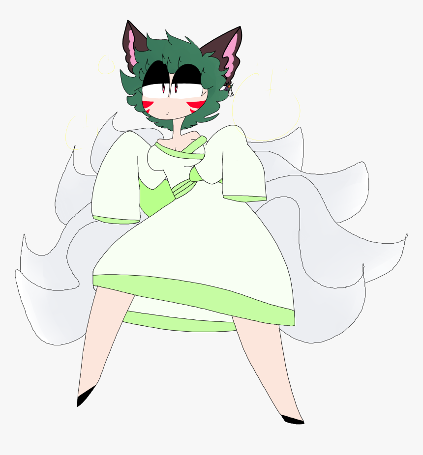 Kitsune Deku Izuku Midoriya - Cartoon, HD Png Download