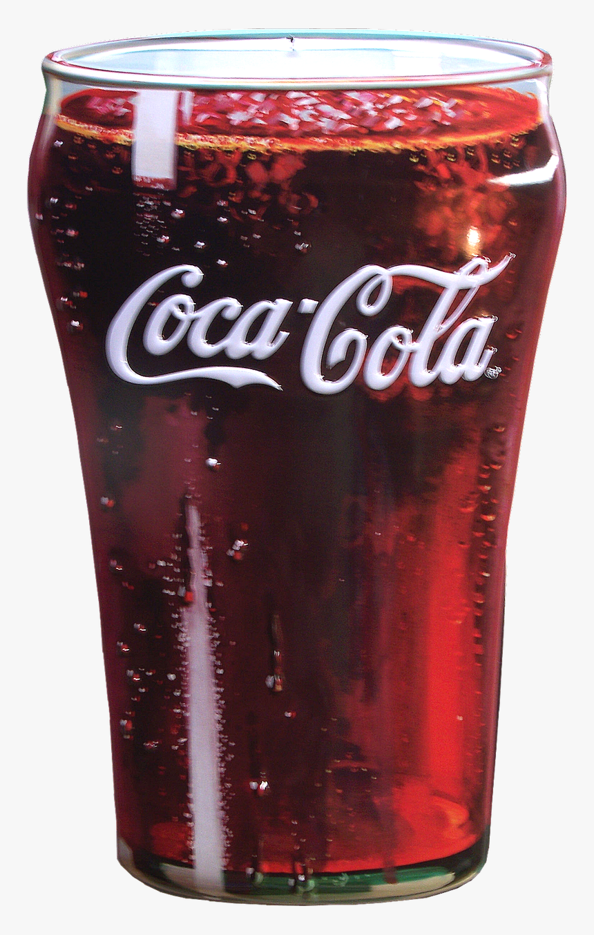 Coke Glasss Die Cut Embossed Coca Cola Sign, Even The - Coca Cola Glass Png, Transparent Png