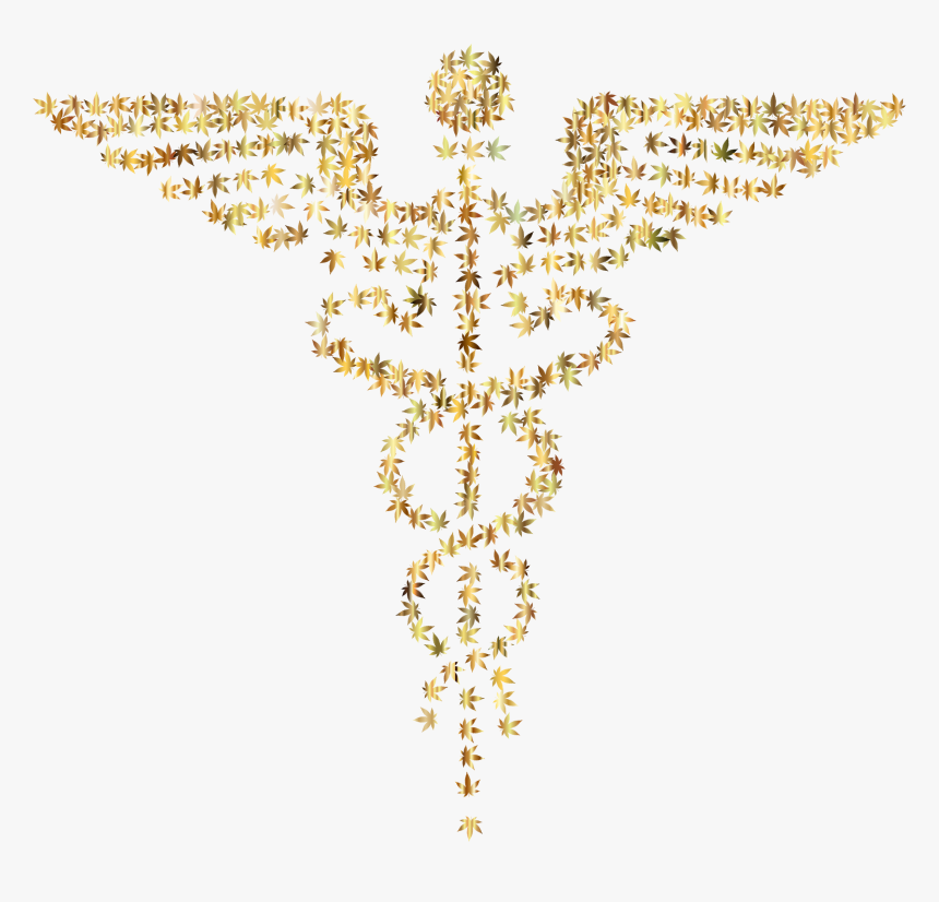 Medical Marijuana Ii Gold No Background Clip Arts - Medical Marijuana Transparent Background, HD Png Download