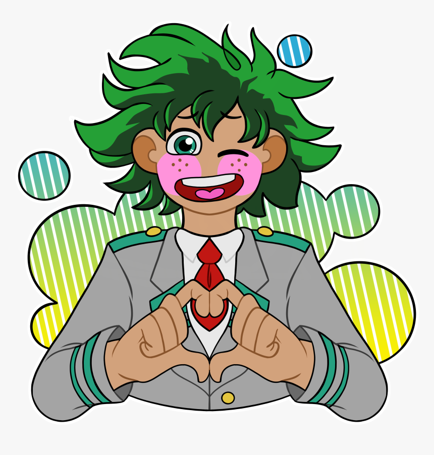 Deku Loves You - Cartoon, HD Png Download