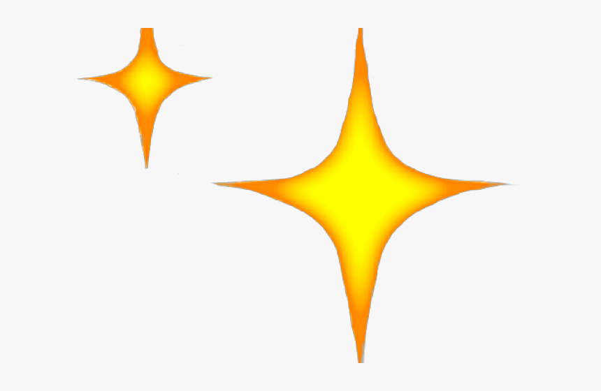 Glitter Clipart Emoji - Star Emoji Png, Transparent Png