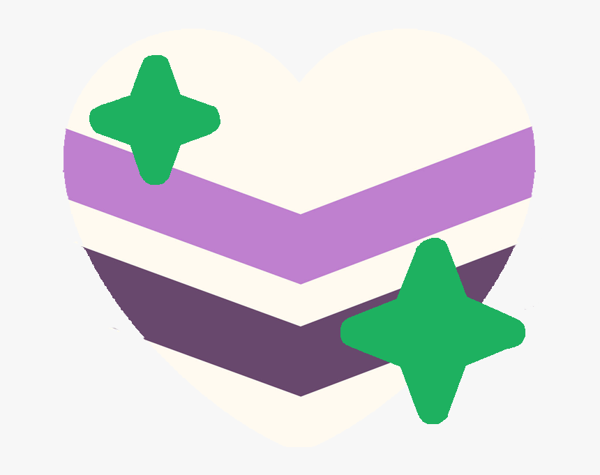 Queerchevronsparkleheart Discord Emoji - Heart, HD Png Download