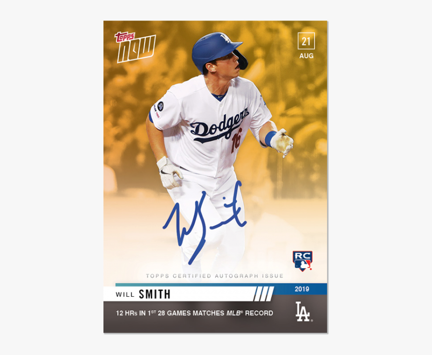 On Card Auto - Los Angeles Dodgers, HD Png Download