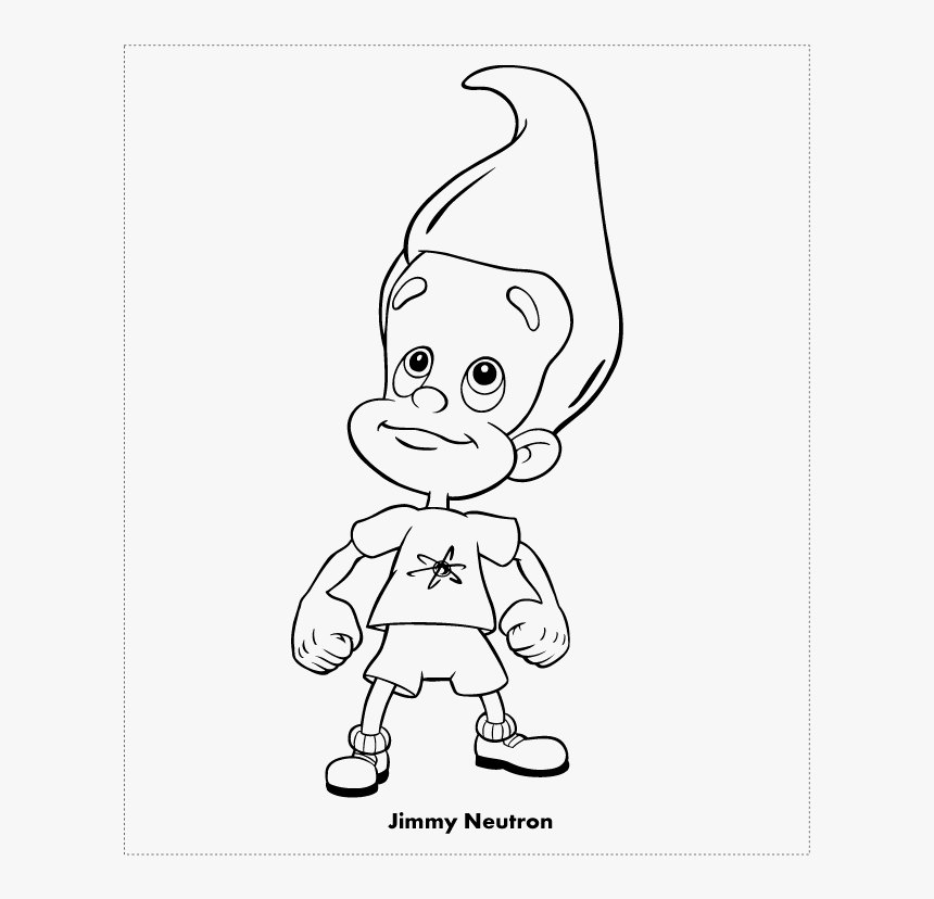 Transparent Jimmy Neutron Png - Jimmy Neutron Coloring Pages, Png Download