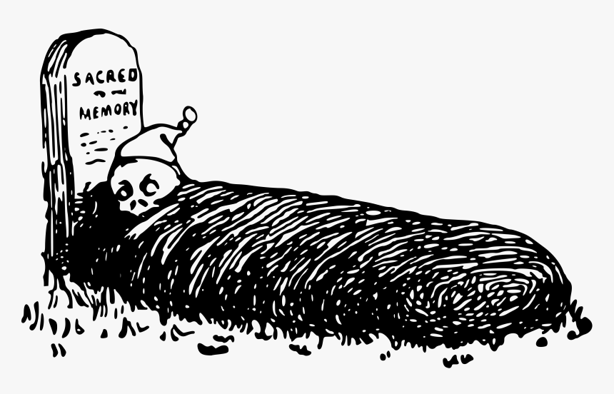 The Big Sleep Clip Arts - Kuburan Kartun, HD Png Download