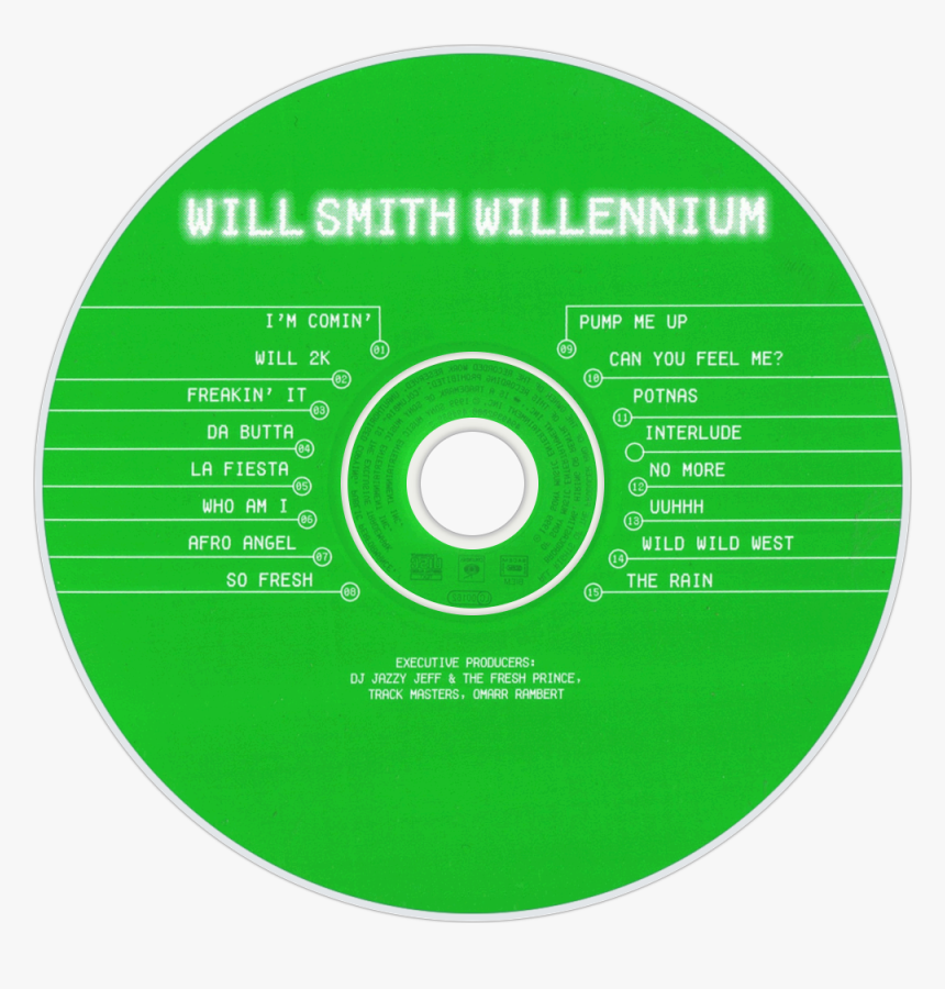 Will Smith Willennium Cd Disc Image - Charlie Bears, HD Png Download