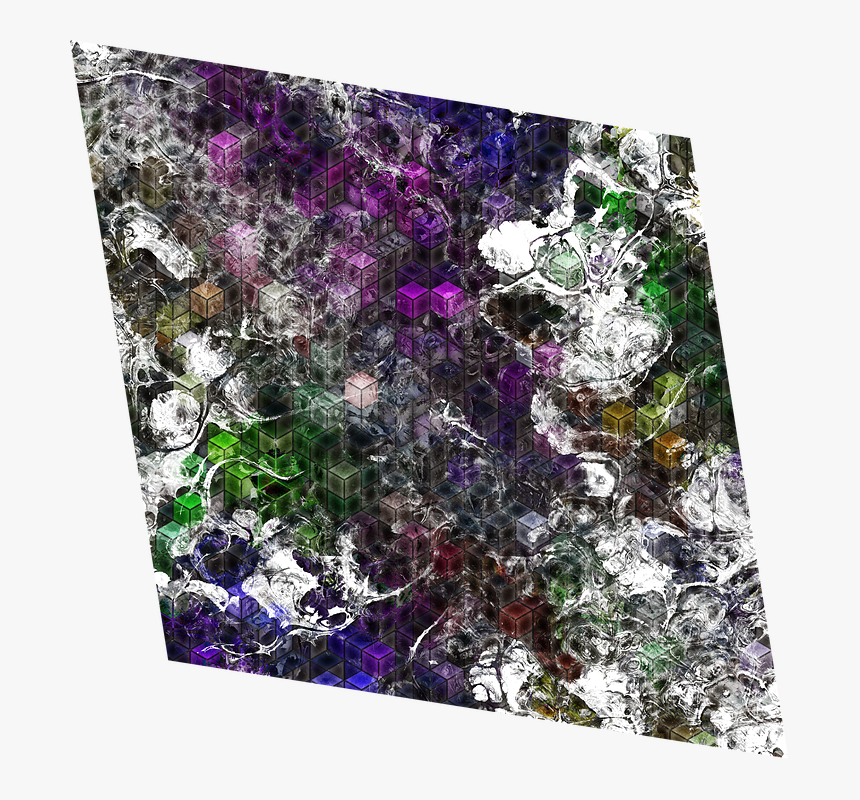 Rhombus, Maths, Math, Mathematics, Generated, Shape - Cermin Bentuk Belah Ketupat, HD Png Download