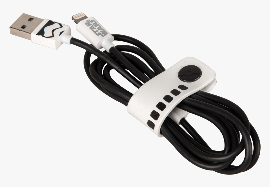 Star Wars Tfa Stormtrooper Lightning Cable 120cm Image - Usb Cable, HD Png Download