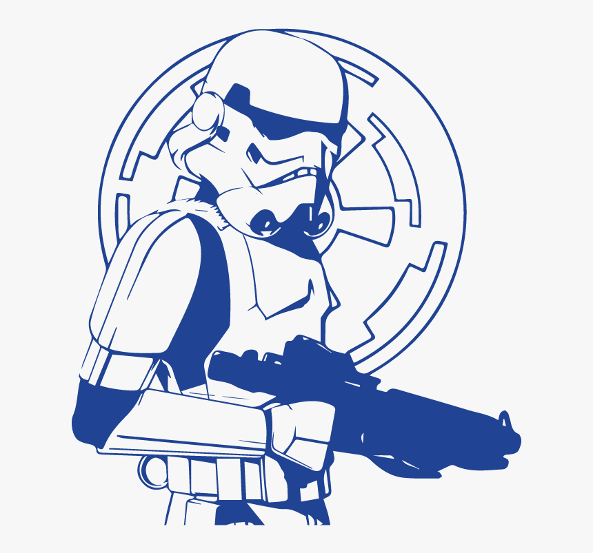 Transparent Star Wars Stormtrooper Png - 1 10 Fraction Circle, Png Download