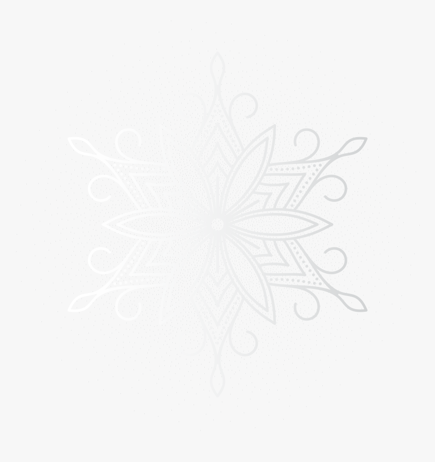 Red And White Snowflake - White Snowflakes Png Clipart, Transparent Png